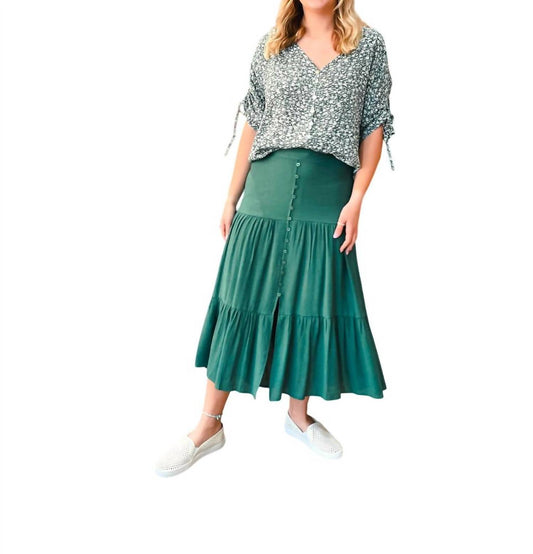 Papillon - Tiered Crinkled Skirt