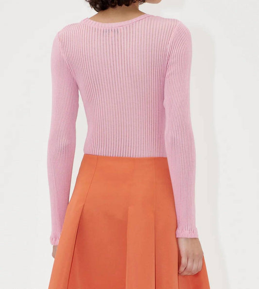 Stine Goya - Lux Seamless Long Sleeve Crewneck Top