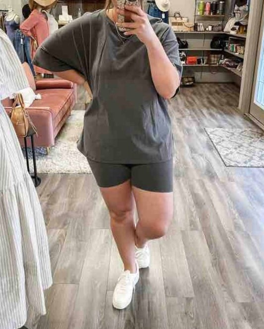 Wishlist - Two Piece Cotton Top & Shorts Set