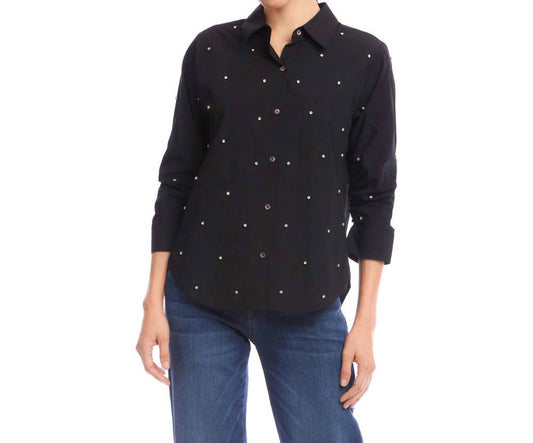 Karen Kane - Embellished Shirt