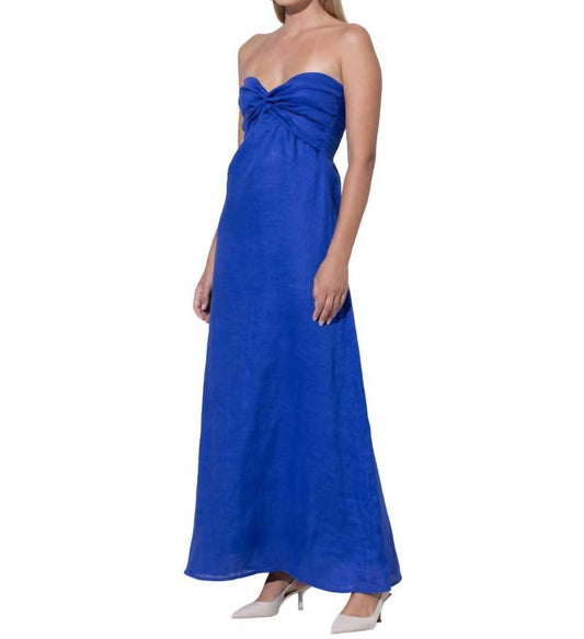 Lusana - Melody Linen Maxi Dress