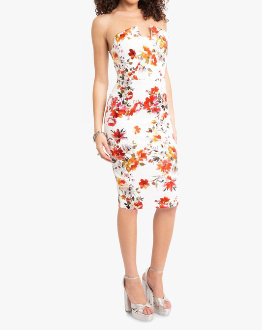 Black Halo - Lena Sheath Midi Dress