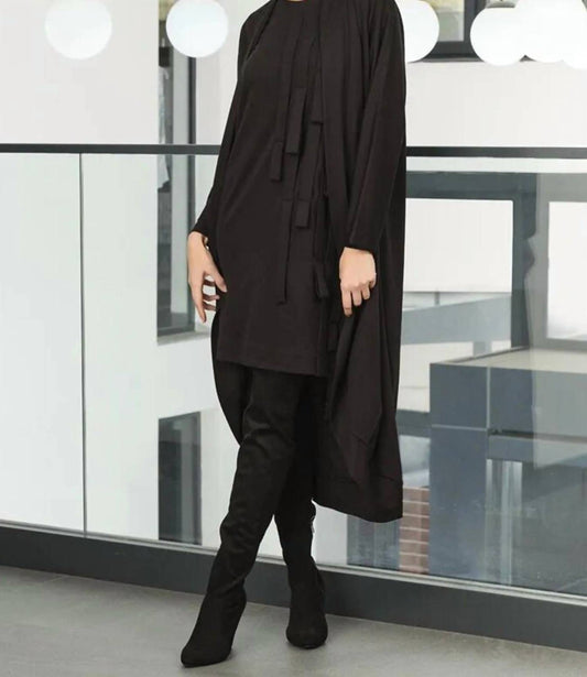 Eversassy - Stitched Loop Detail Dress