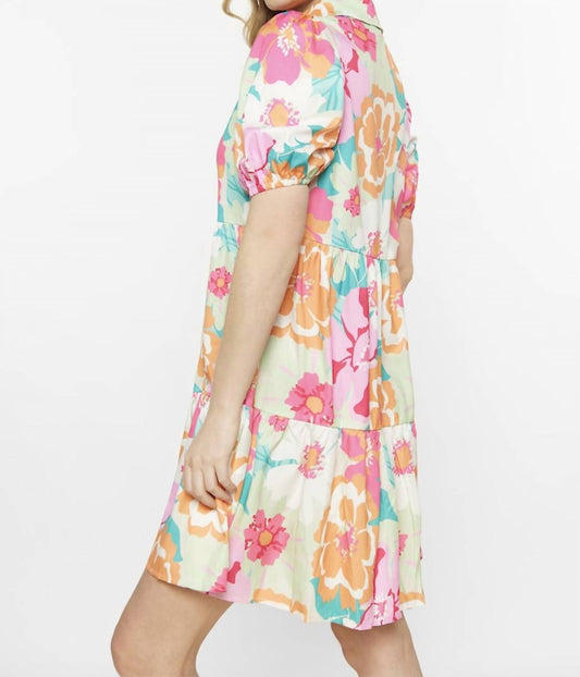 Fashionworks - Puff Sleeve Collared Dress