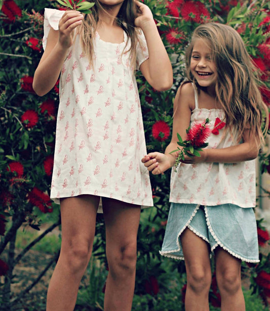 Guadalupe Design - Girl's Alice Parrot Dress