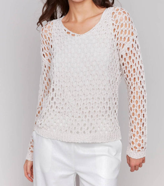 Charlie B - Fancy Yard V-neck Sweater