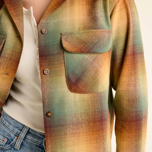 Pendleton - Women's Plaid Cropped Shirt