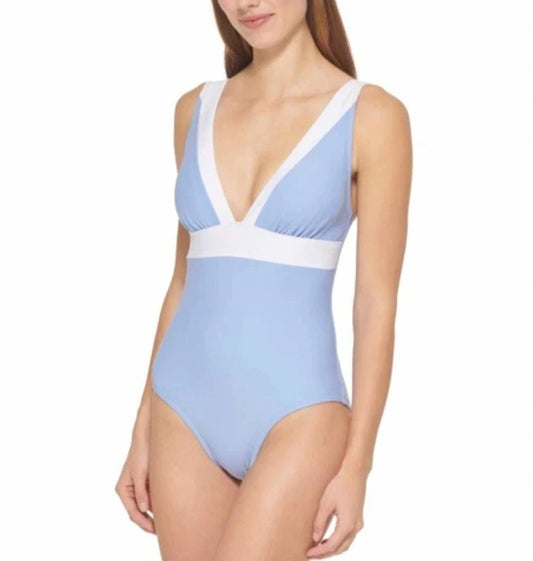 Dkny - Color Block One-piece Swimsuit