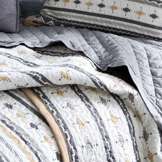 Hiend Accents - Desert Sage Reversible Quilt Set