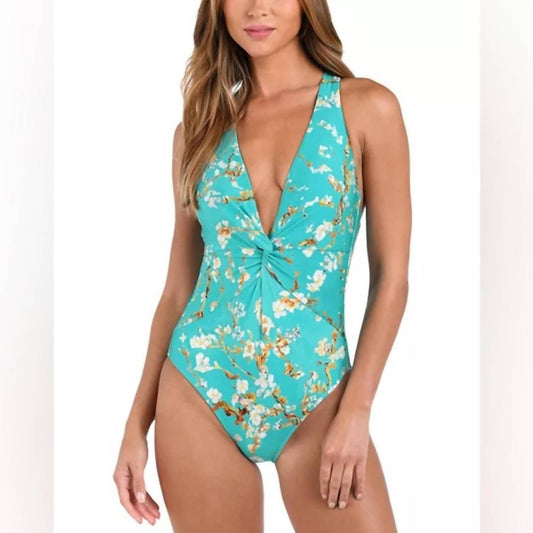 L'Agence - Hadley Twist Plunge One Piece Swimsuit
