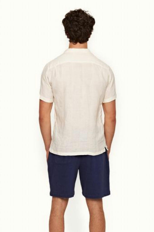 Orlebar Brown - Hibbert Linen Woven Stripe Shirt