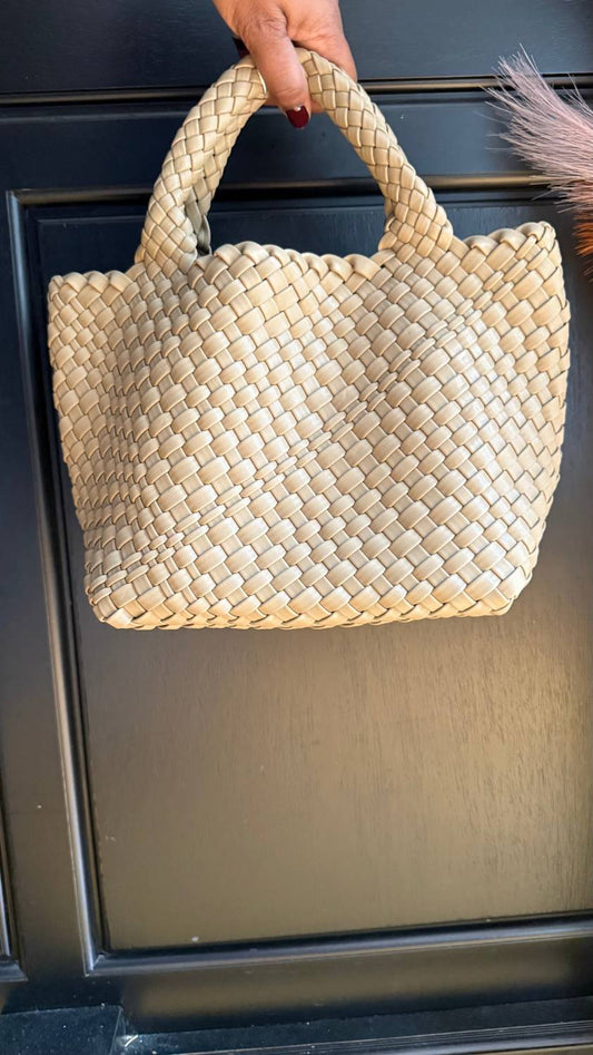 Pretty Persuasions - Women's Leather Weave Bag