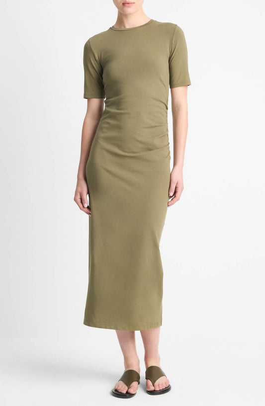 Vince - Short Sleeve Midi Dress