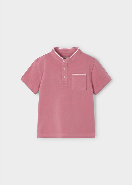 Mayoral - Boys' Short Sleeve Mao Polo