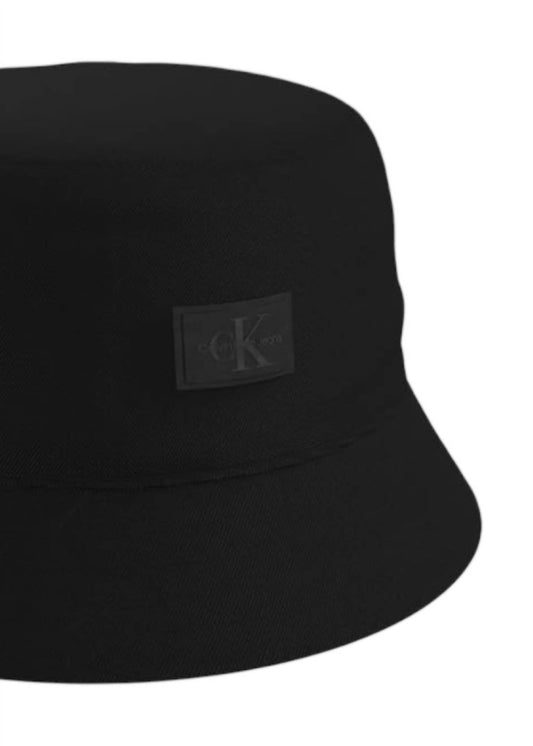 Calvin Klein - Men's Monologo Patch Nylon Bucket Hat