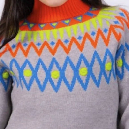 Central Park West - Kid's Aubrey Fair Isle Sweater