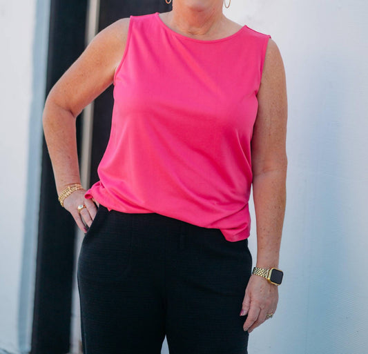 Multiples - Solid Knit Tank Top