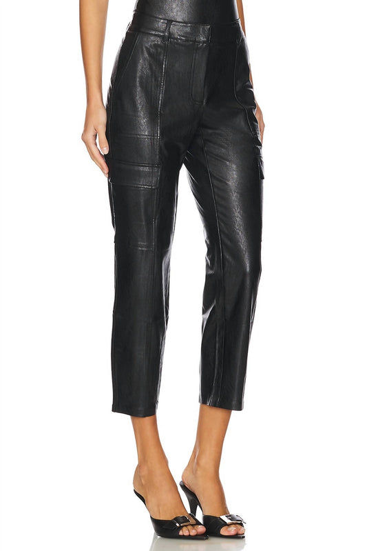 Commando - Faux Leather 7/8 Cargo Trouser