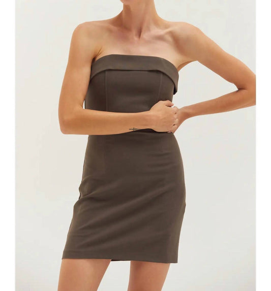 Crescent - Gia Strapless Mini Dress