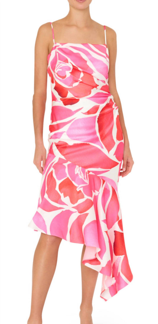 Milly - Women's Dream Rose Asymmetrical Hem Dress