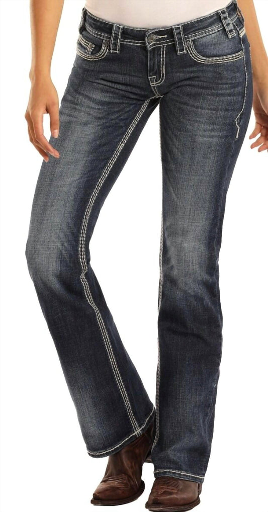 Rock & Roll Denim - Cowgirl Midrise Bootcut Riding Jeans