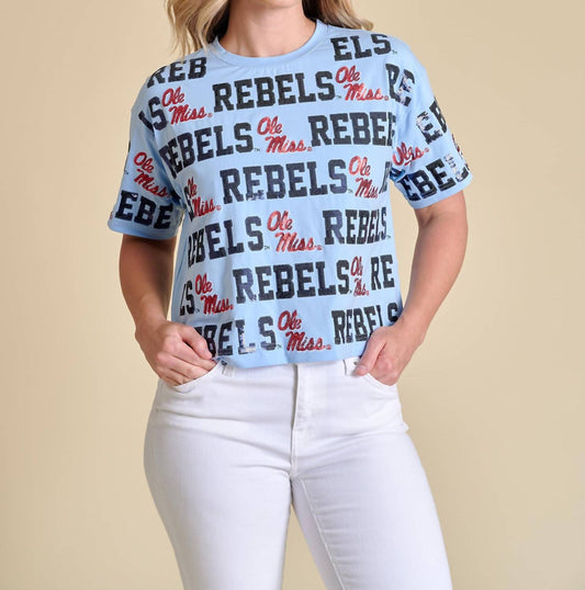 Stewart Simmons - The Sequin Repeat Tee Ole Miss