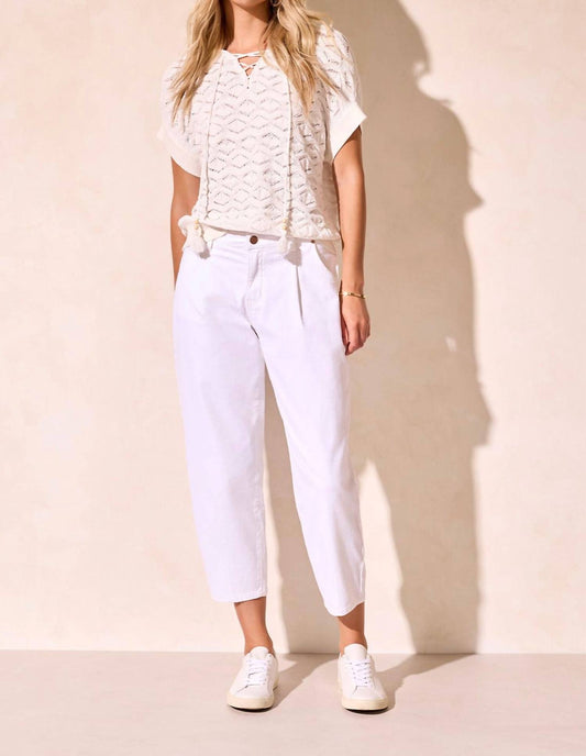 Tribal - Audrey Girlfriend Barrel Crop Jeans