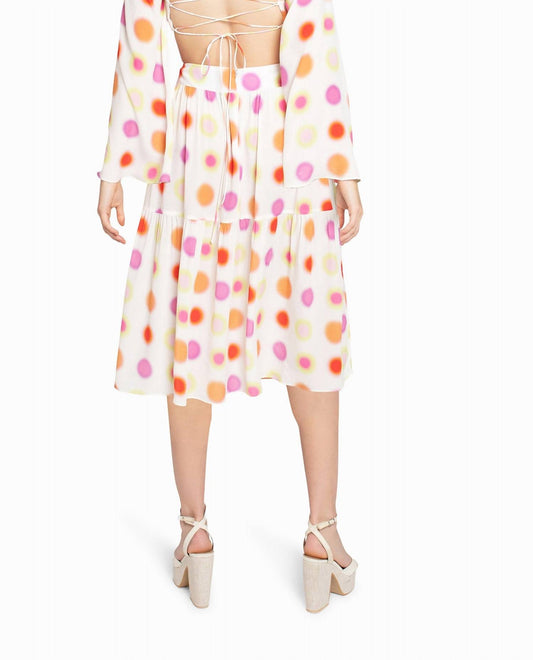 Nicole Miller - Radiant Aura Silk Midi Skirt