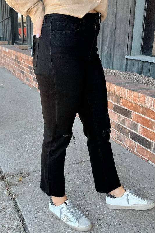 Lovervet - Distressed Cropped Jeans