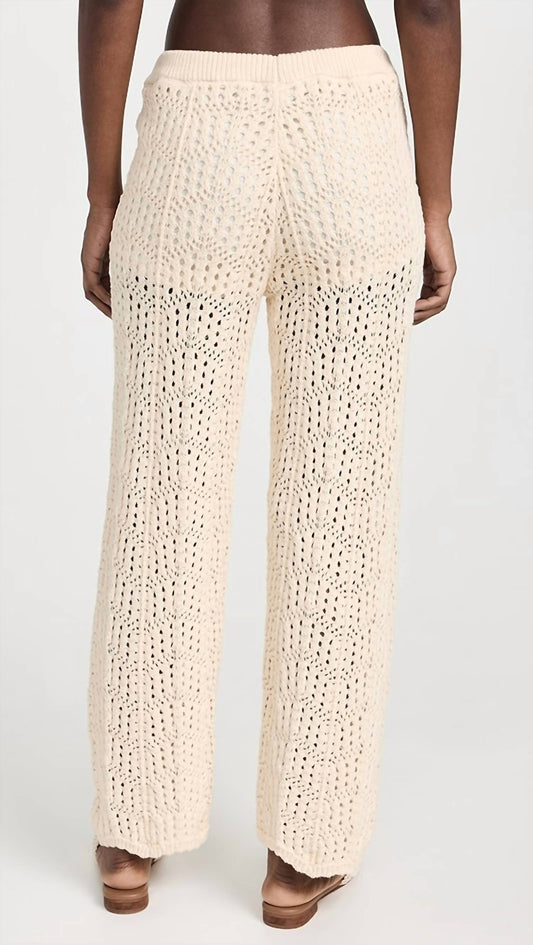 Line And Dot - Poppie Crochet Knit Pants