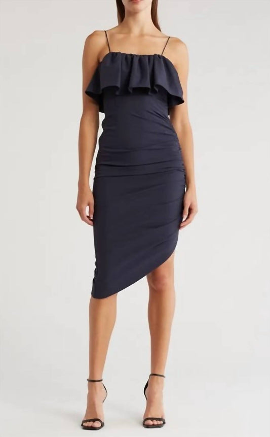 Cinq A Sept - Christa Ruffle Asymmetric Dress