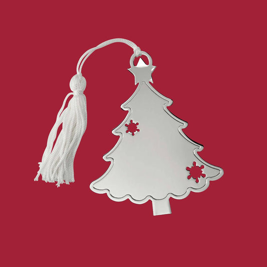 Creative Gifts International - Holiday Tree Shaped Ornament With Snowflake Cutouts
