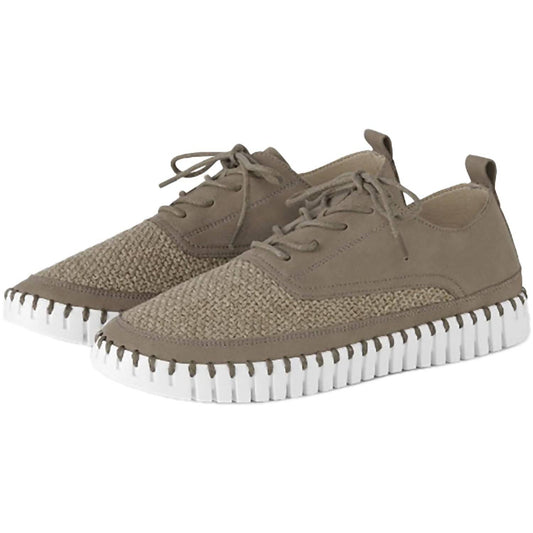 Ilse Jacobsen - Women's Tulip Platform Oxford Falcon Sneakers