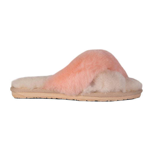 LADIES DUO-TONE EMMA SHEEPSKIN SLIPPER