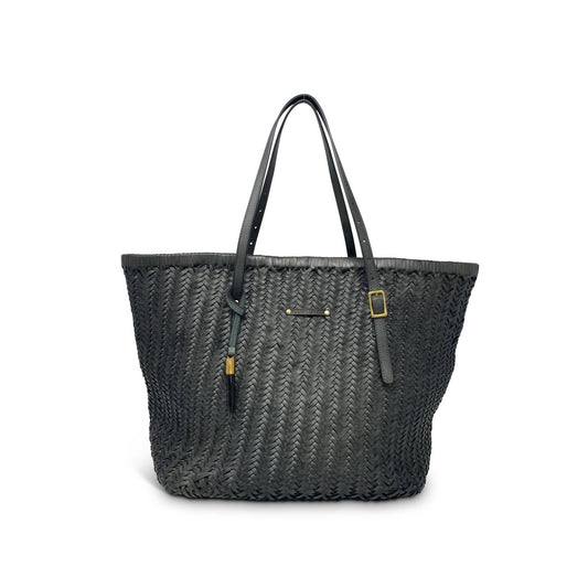 Kempton & Co. - Woven Leather Tote