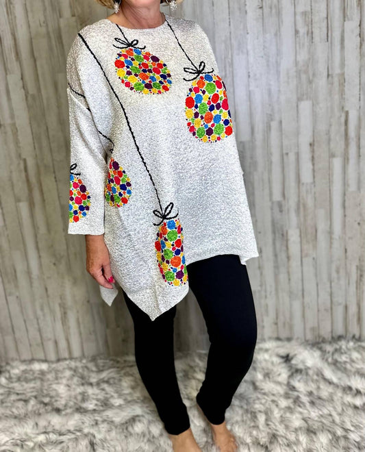 Berek - Colorful Christmas Ball Top