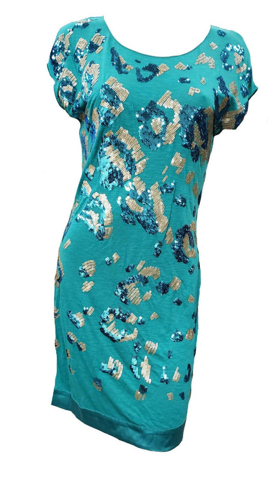 Hale Bob - Short Sleeve Dress with Sequins