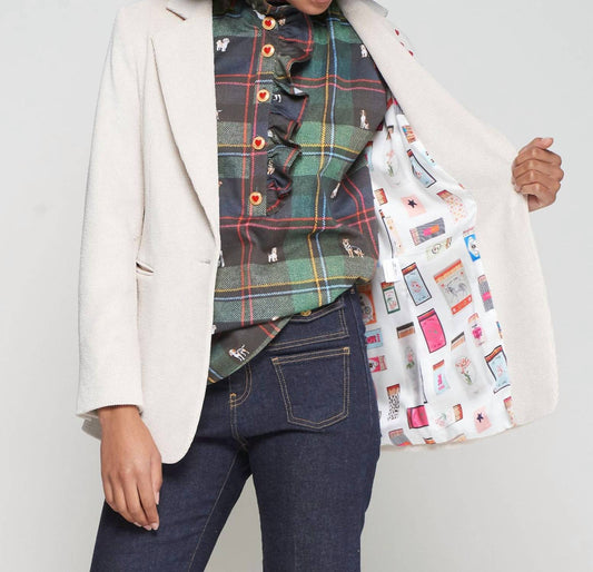 Vilagallo - Ribbed Corduroy Blazer