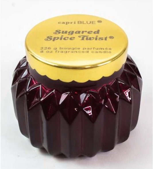 Capri Blue - Royal Gem Petite Sugared Spice Twist Candle 8 oz