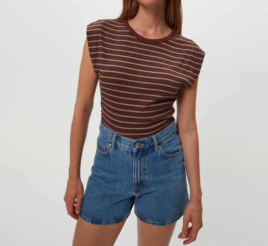 Michael Stars - Joni Power Shoulder Tee