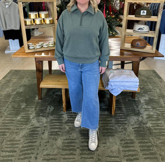 Rae Mode - Scuba Quarter Zip Sweater