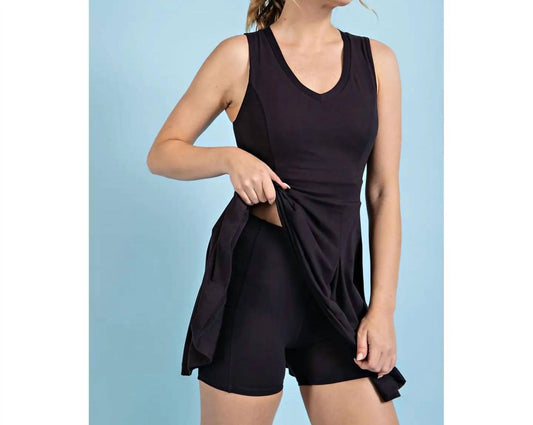 Rae Mode - Butter V Neck Golf Dress And Pants