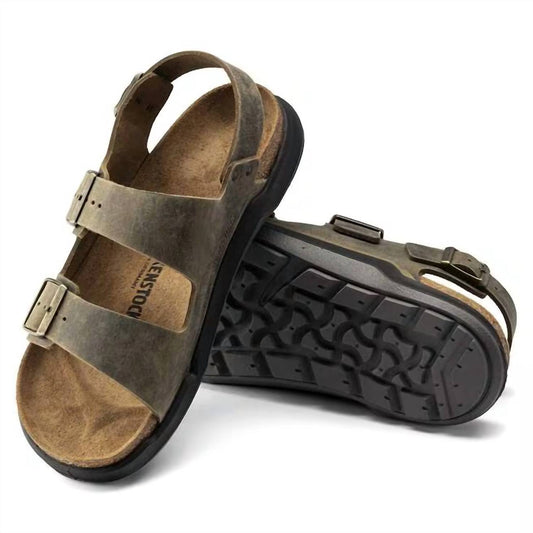 Birkenstock - MEN'S MILANO CROSSTOWN OILED LEATHER SANDAL