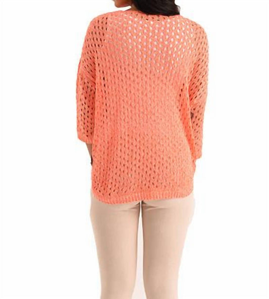 Aimee Wooden Button Poncho