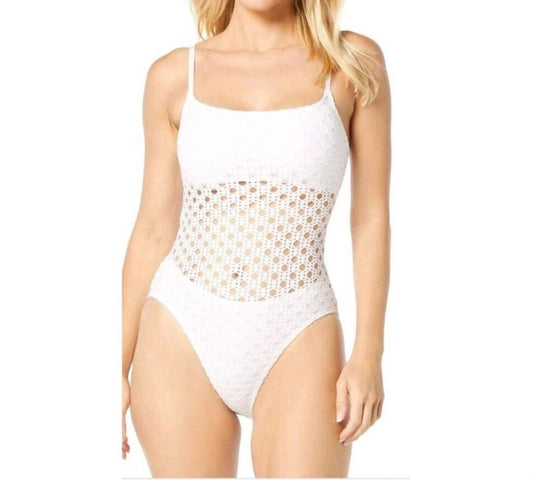 Carmen Marc Valvo - Women's Crochet One Piece Swimsuit