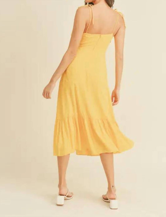 Lush - Sunny Tie Strap Midi Dress