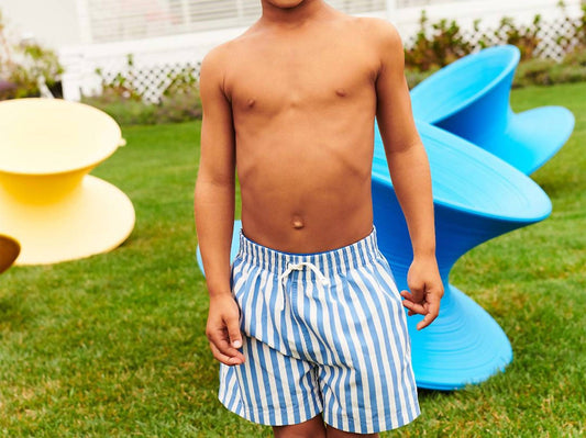 Pink Chicken - Boy's Swim Trunk