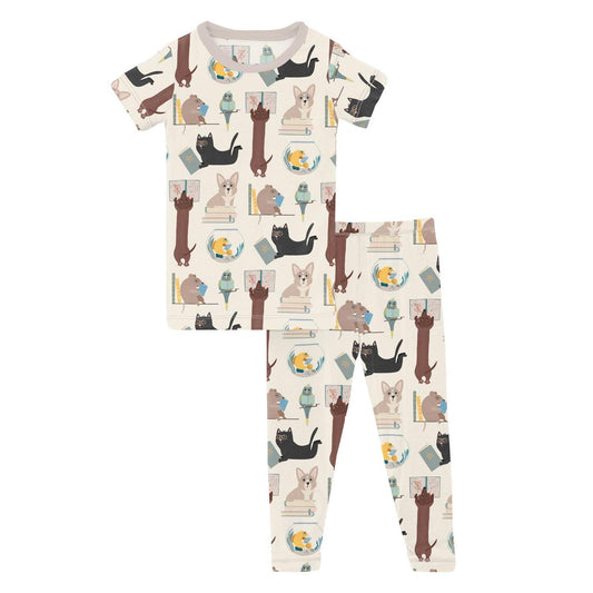 Kickee - Kid's Short Sleeve Pajama Set