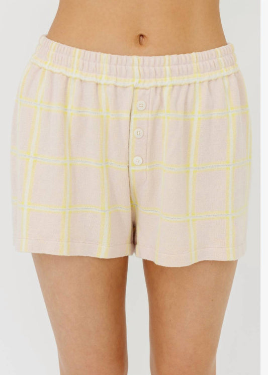 Guest In Residence - Picnic Plaid Short