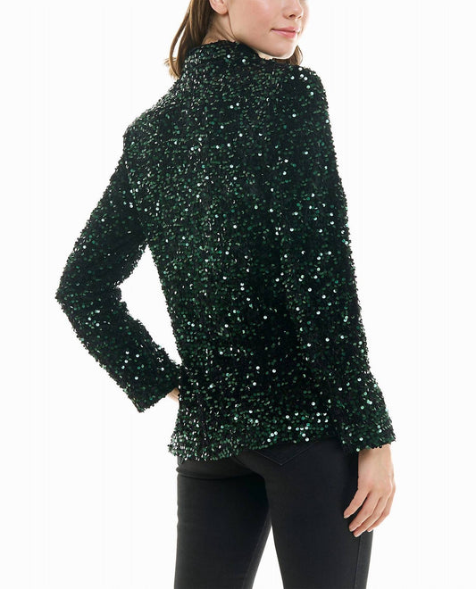 Nicole Miller - Dani Velvet Sequin Jacket